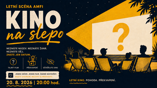 Kino na slepo - titul bude překvapení